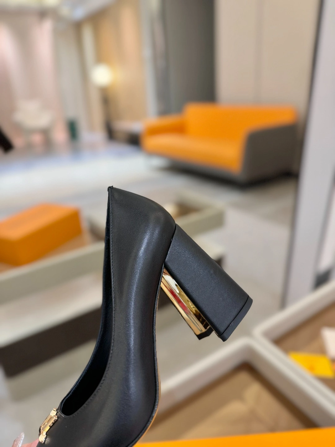 COCO-- 8V 1AGYAU Calfskin goatskin Heel height：8.5CM item:E-X158D4131